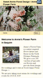 Mobile Screenshot of anniesflowerfarm.com